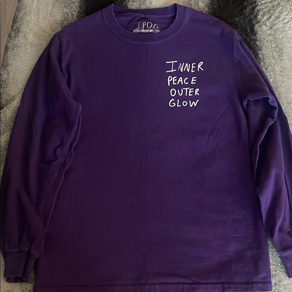 Purple Long Sleeve Graphic Tee